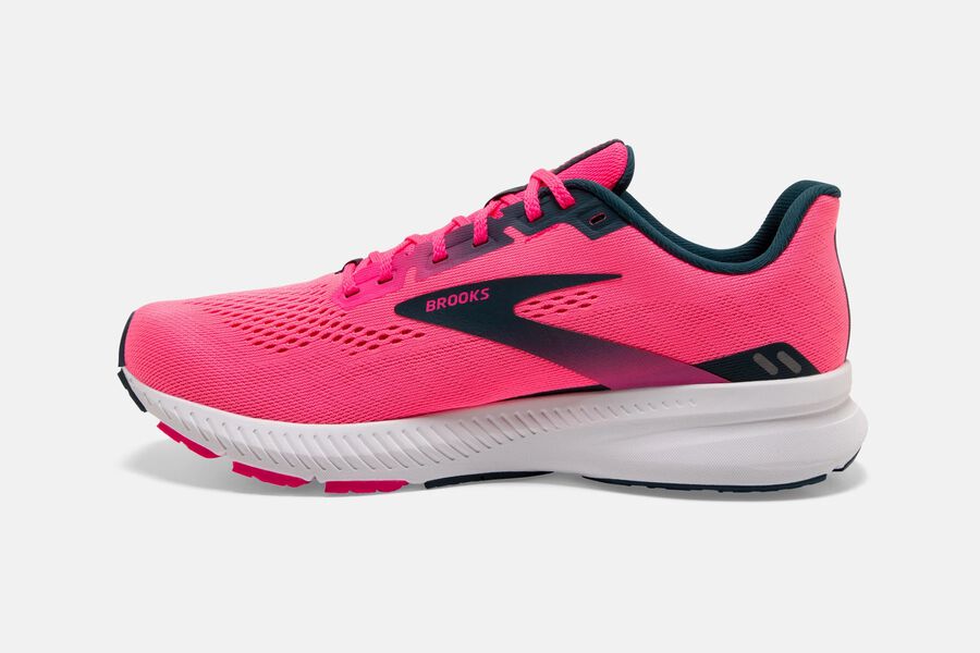 Brooks Launch 8 Road Loopschoenen Dames - Roze/Donkerblauw - 082395RJM